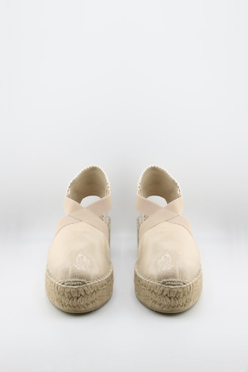 Gaimo Espadrille Flats with Crossed Straps