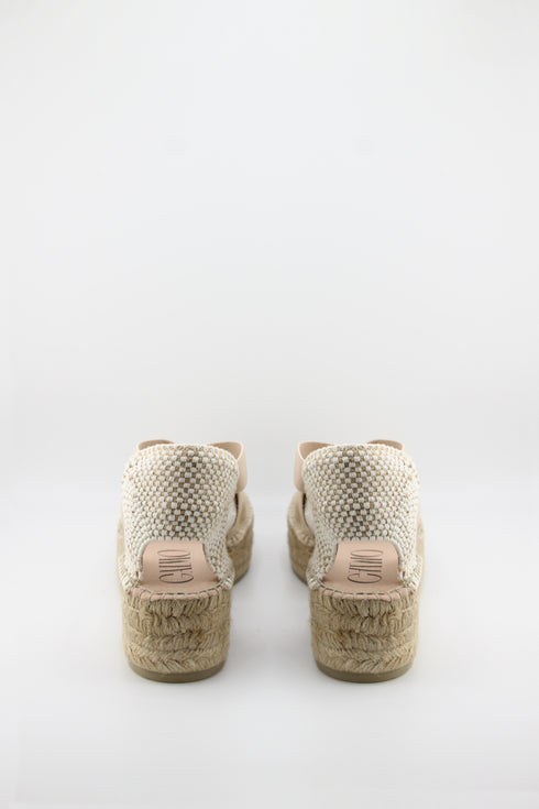 Gaimo Espadrille Flats with Crossed Straps