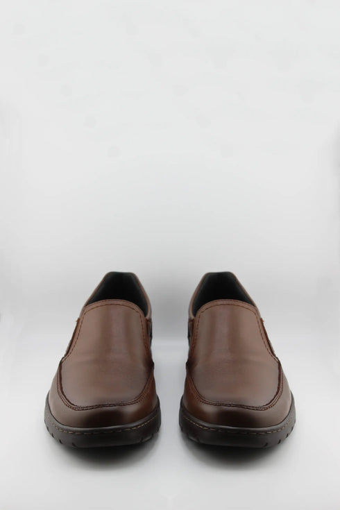 Baerchi Men Slip-On Textured Leather Loafers