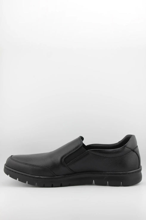 Baerchi Men Slip-On Textured Leather Loafers
