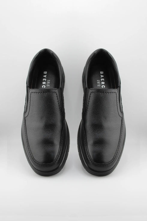 Baerchi Men Slip-On Textured Leather Loafers