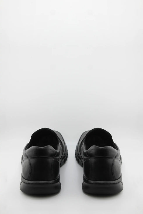 Baerchi Men Leather Slip-On Loafer with Cushioned Sole