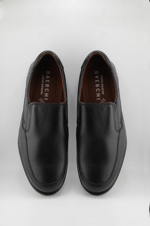 Baerchi Men Slip-On Leather Loafers with Stitching