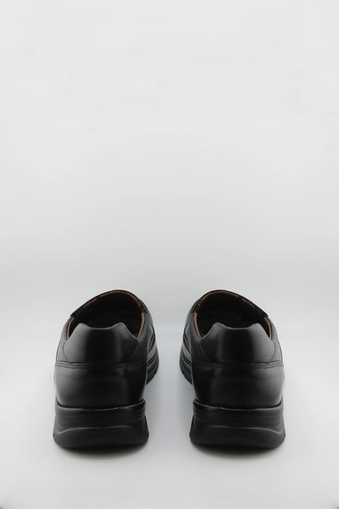 Baerchi Men Slip-On Leather Loafers with Stitching