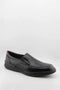 Baerchi Men Leather Slip-On Loafer with Contrast Trim