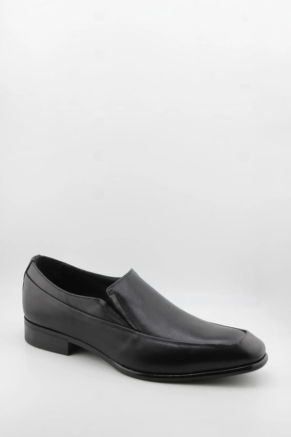 Baerchi Men Polished Leather Slip-On with Subtle Stitching
