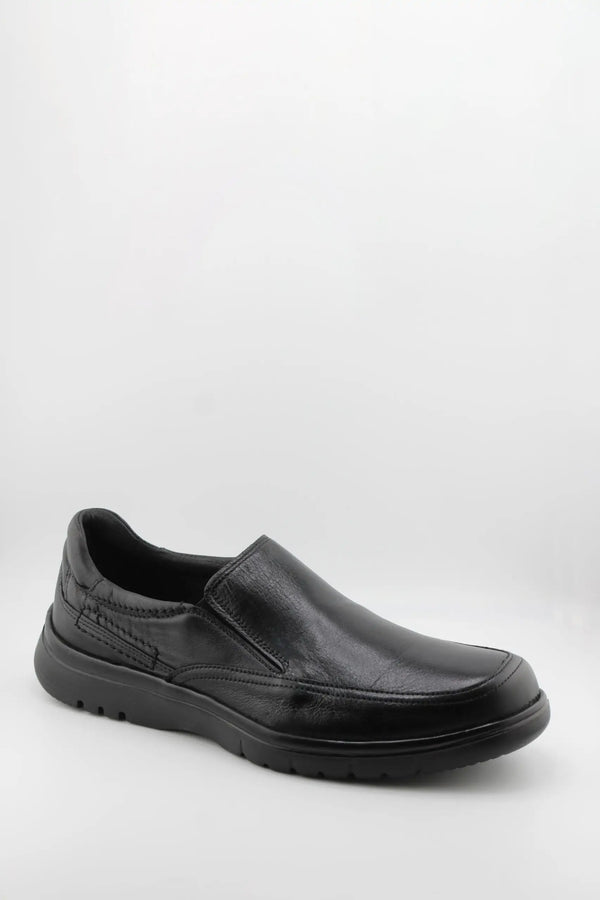 Baerchi Men Leather Slip-On Loafers with Cushioned Sole