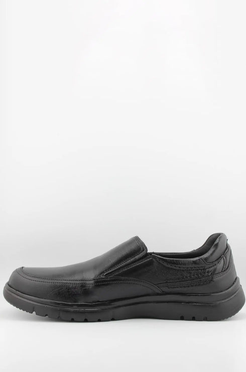Baerchi Men Leather Slip-On Loafers with Cushioned Sole