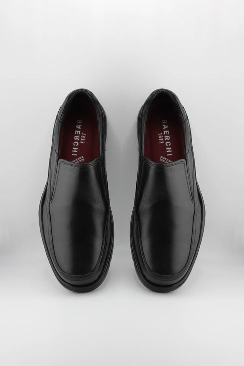 Baerchi Men Leather Slip-On Loafers with Cushioned Sole