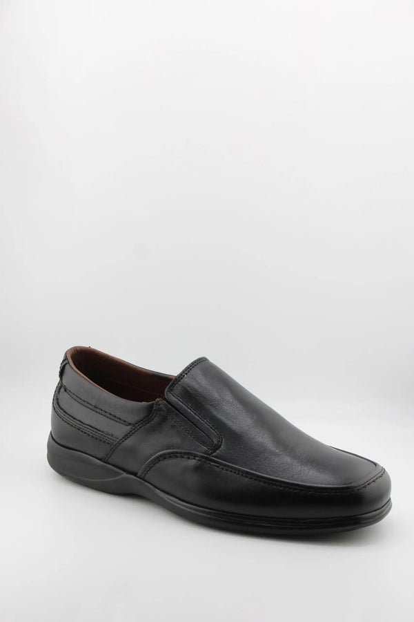 Baerchi Men Leather Slip-On Loafer with Stitching