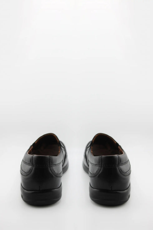 Baerchi Men Leather Slip-On Loafer with Stitching