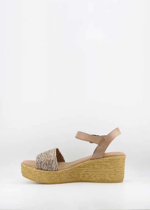 Porronet Braided Wedge Sandals with Buckle Strap