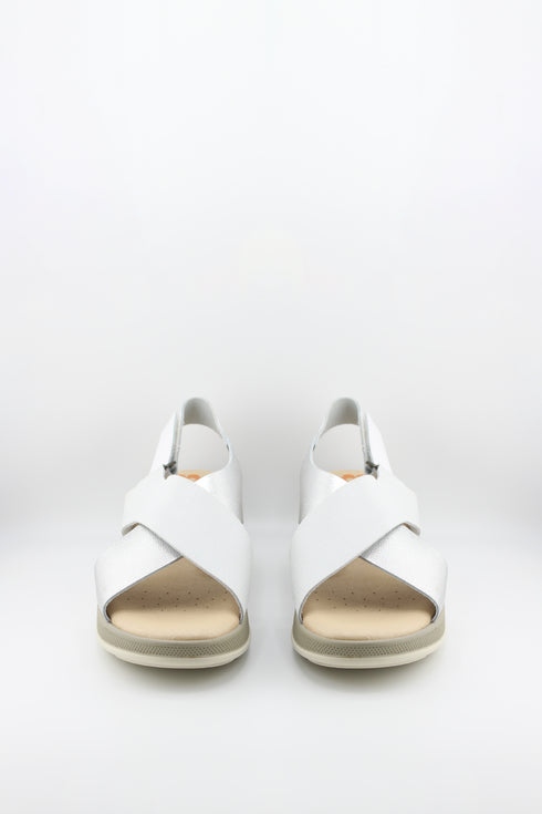 Porronet Platform Sandals with Crossed Straps