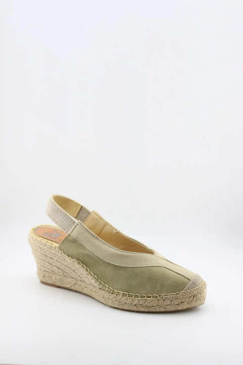 Salvi Calzados Espadrille Wedge Slingback Sandal