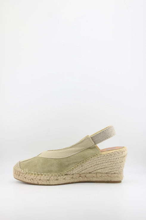Salvi Calzados Espadrille Wedge Slingback Sandal