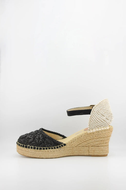 Salvi Calzados Woven Wedge Espadrille Sandals