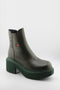 Robinson Chunky Sole Leather Ankle Boots