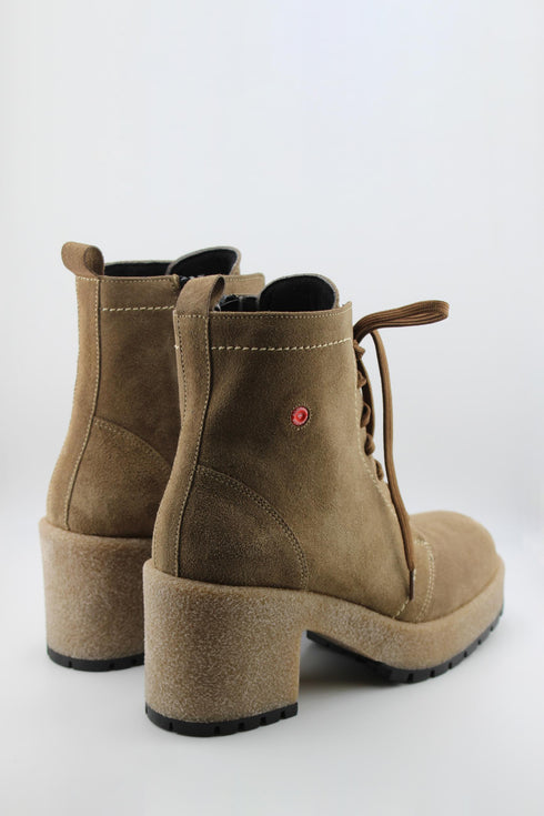 Robinson Suede Platform Lace-Up Ankle Boots