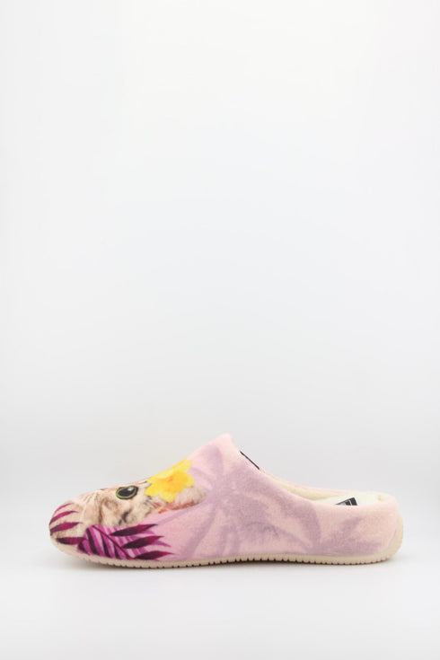 Verbenas Cat Graphic Indoor Slipper