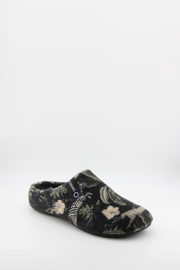 Verbenas Tropical Print Indoor Slipper