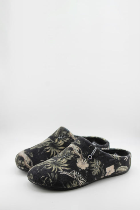 Verbenas Tropical Print Indoor Slipper