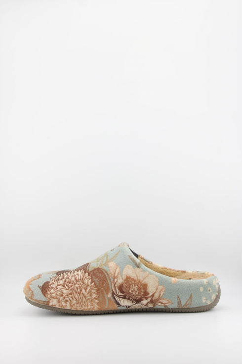 Verbenas Botanical Print Indoor Slipper