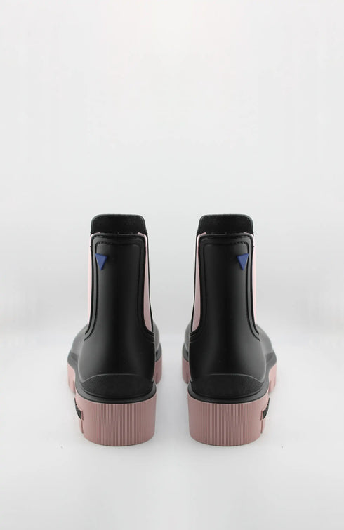 Verbenas Rubber Chelsea Ankle Boot with Lug Sole