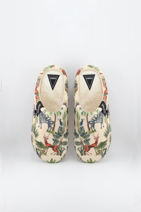 Verbenas Animal Print Indoor Slipper