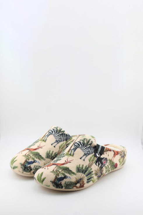 Verbenas Animal Print Indoor Slipper