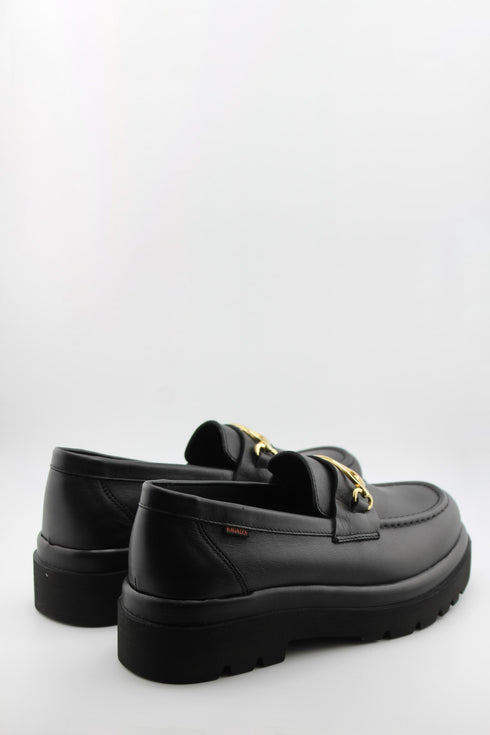 Ragazza Chunky Sole Loafers with Gold Accent