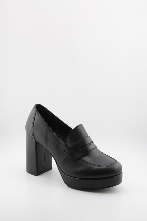 Ragazza Chunky Block Heel Loafers