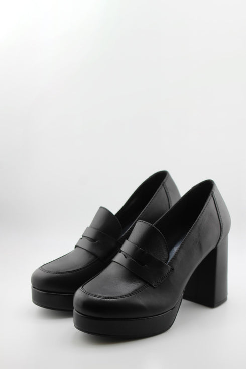 Ragazza Chunky Block Heel Loafers