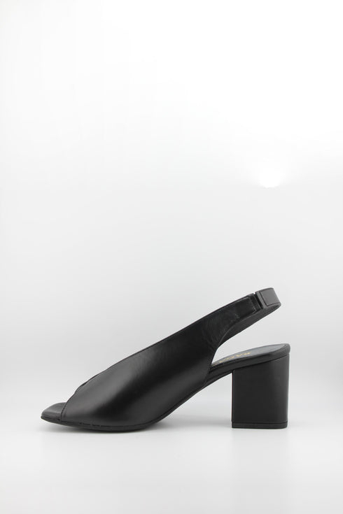 Ragazza Slingback Peep Toe Block Heels