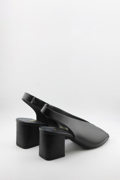 Ragazza Slingback Peep Toe Block Heels