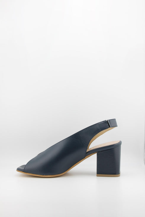 Ragazza Slingback Peep Toe Block Heels