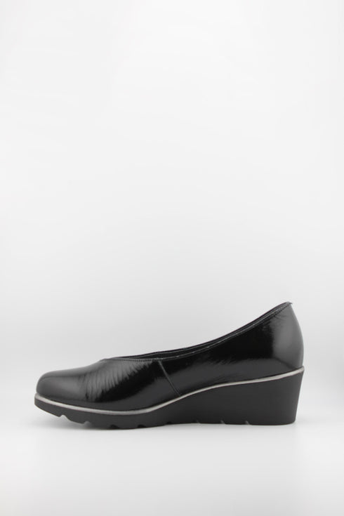 Ragazza Leather Slip-On Wedge Loafers