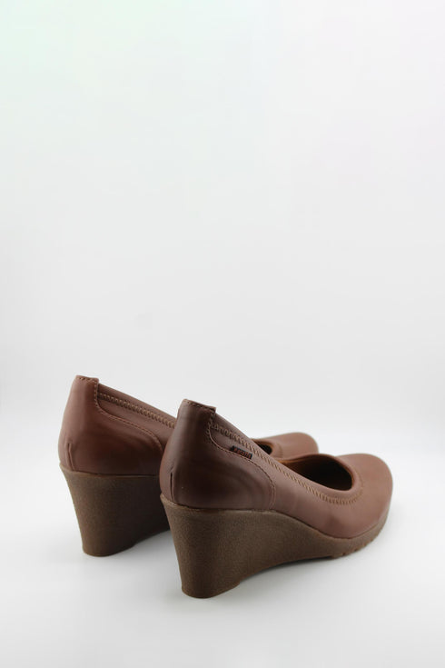 Ragazza Wedge Heel Slip-On Loafers