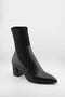 DFC Relax Pointed Toe Block Heel Ankle Boot