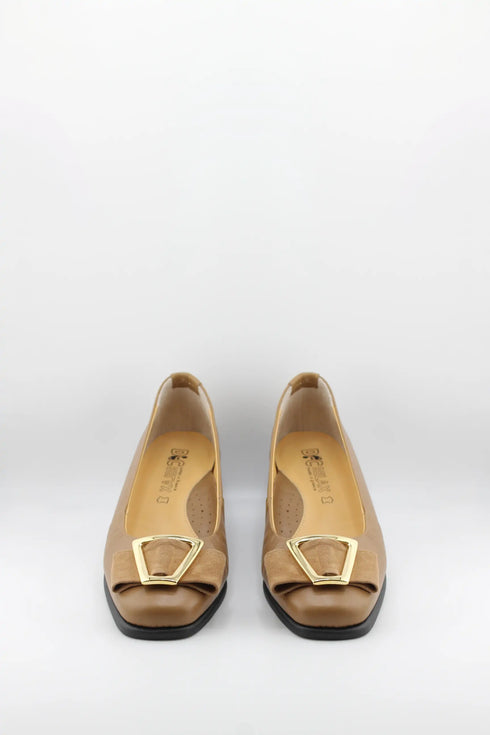 DFC Relax Block Heel Loafer with Buckle