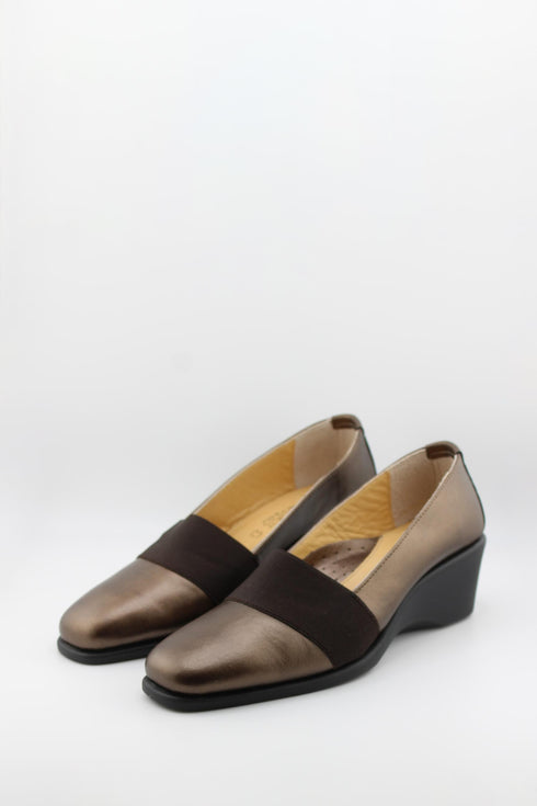 DFC Relax Elegant Wedge Heel Slip-On Loafers