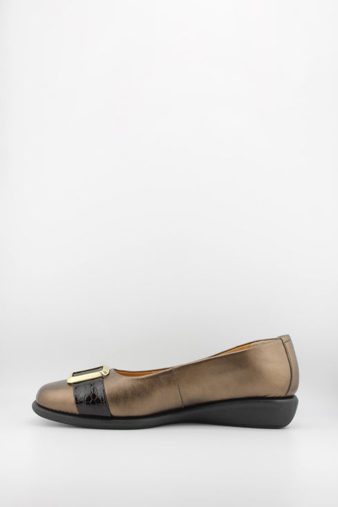 DFC Relax Elegant Leather Loafers with Buckle