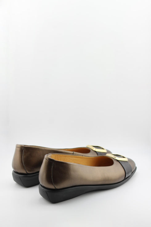DFC Relax Elegant Leather Loafers with Buckle
