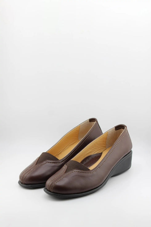DFC Relax Comfort Slip-On Wedge Loafers