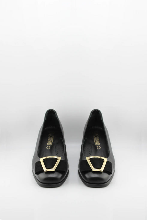 DFC Relax Block Heel Loafer with Buckle