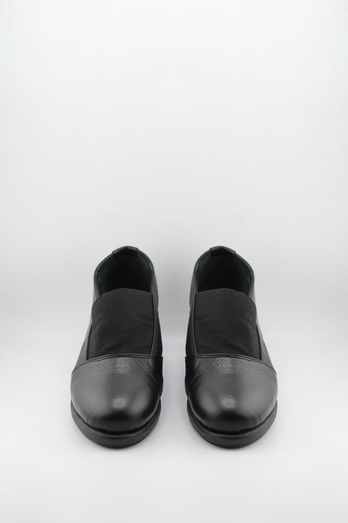 DFC Relax Elegant Leather Wedge Slip-On Loafers