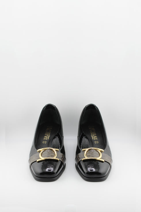 DFC Relax Patent Leather Loafer with Buckle