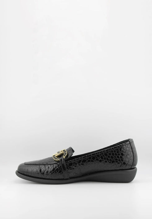 DFC Relax Crocodile Patterned Loafer with Buckle