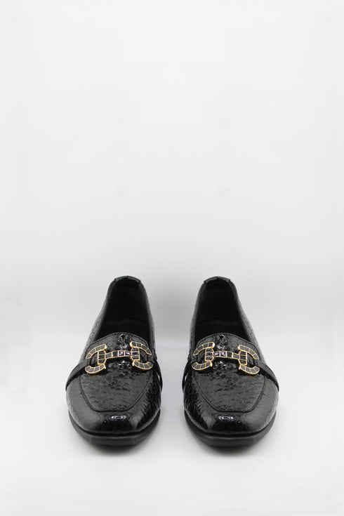 DFC Relax Crocodile Patterned Loafer with Buckle
