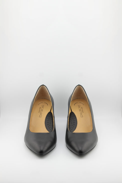 DFC Relax Pointed Toe Block Heel Pumps