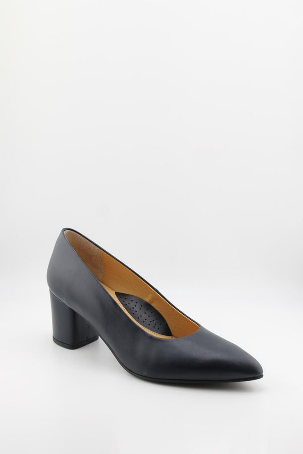DFC Relax Pointed Toe Block Heel Pumps